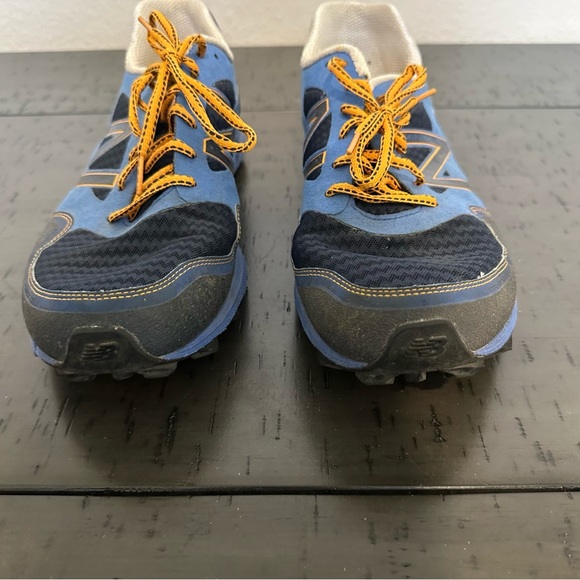 New Balance Men’s Minimus Zero V2 Blue/Orange Trail Running Shoes - Picture 4 of 7